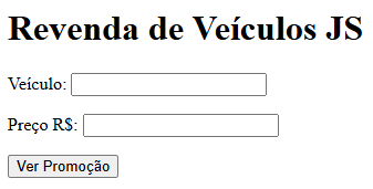 imagem da tela de inicio Revenda de veículos