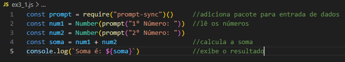 imagem do código JavaScript