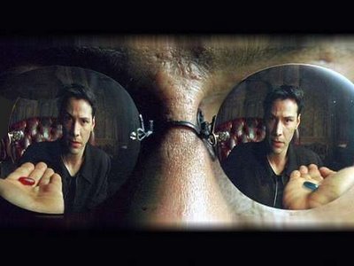 pilula azul ou vermelha flime matrix