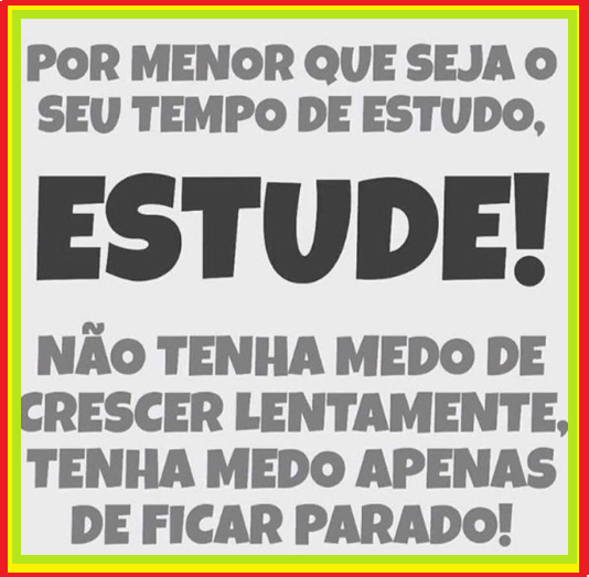 Imagem escrito Estude mais