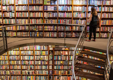 Imagem de uma livraria