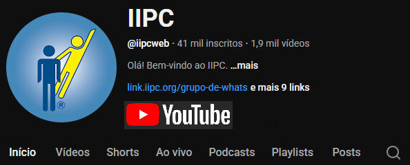 Logo do IIPC no YouTube
