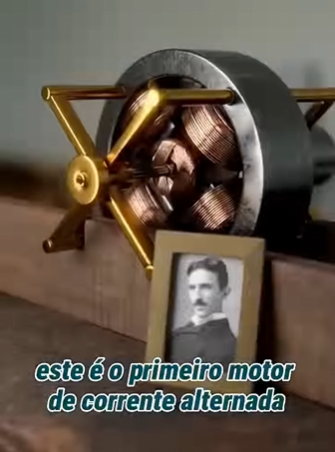 Imagem das ondas da corrente alternada.